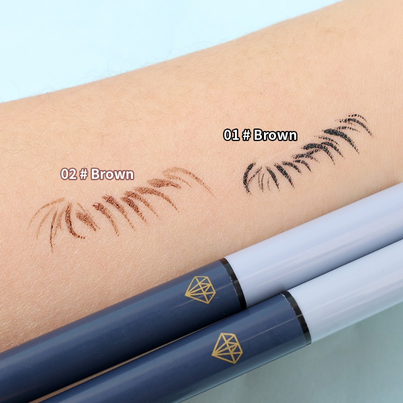 Long-lasting smooth liquid eyeliner pencil / waterproof quick drying non-smudge easy to color black eye liner pen mỹ phẩm trang điểm