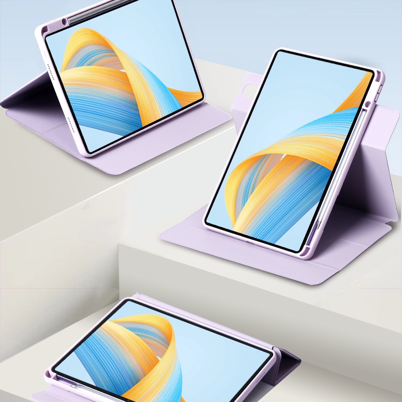 360° Bao Da Máy Tính Bảng Bằng Acrylic Cho Huawei Matepad 11.5 2023 Air 11.5 11 Pro 11 Pro 10.8 10.4 SE 10.4 T10S T10 SE 10.1 Giá Đỡ