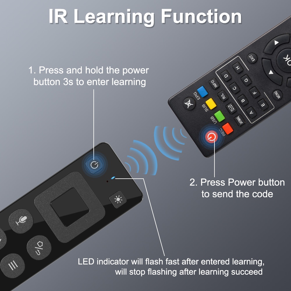 Chuột bay T8 PRO/T9 PRO kết nối 2 chế độ 2.4G và Bluetooth, pin sạc tích hợp, có bàn phím lên đến 58 phím