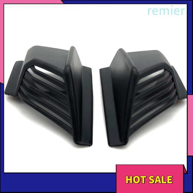 Re 2pcs bộ làm lệch hướng không khí trên fairing cánh bên kính chắn gió cánh lướt gió thân tương thích cho các bộ phận xe máy adv150