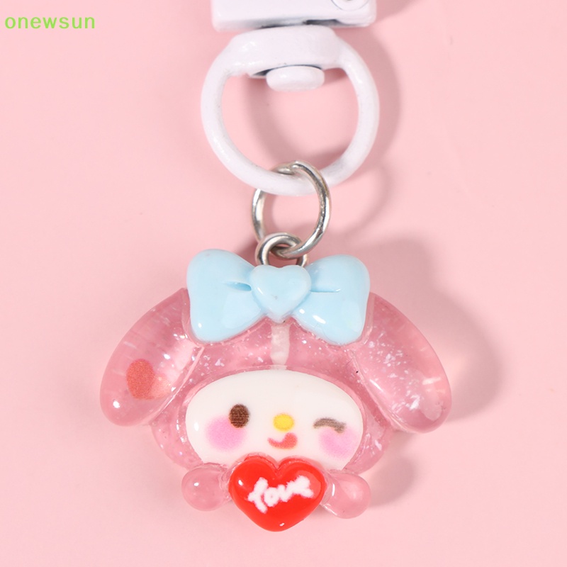 Onewsun melody bag keychain phim hoạt hình cinnamonroll hello kitty điện thoại dễ thương mặt dây chuyền đồ nữ tính mặt dây chuyền trang trí dây mới