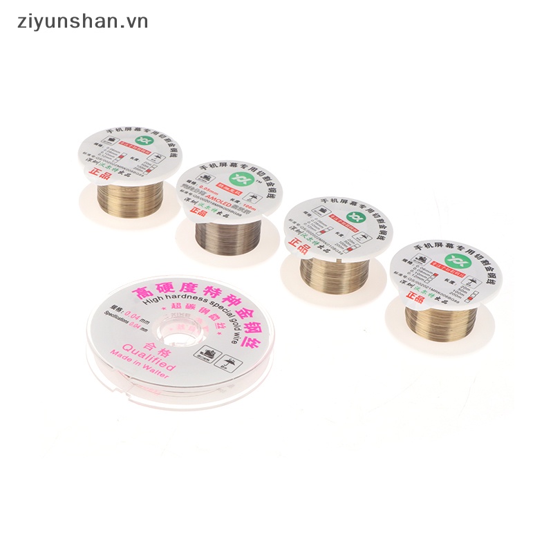 Ziyunshan 100m 0,04 0,05 0,06 0,08 0,1mm thép hợp kim molypden đường cắt màn hình lcd tách dây kim cương công cụ sửa chữa điện thoại vn