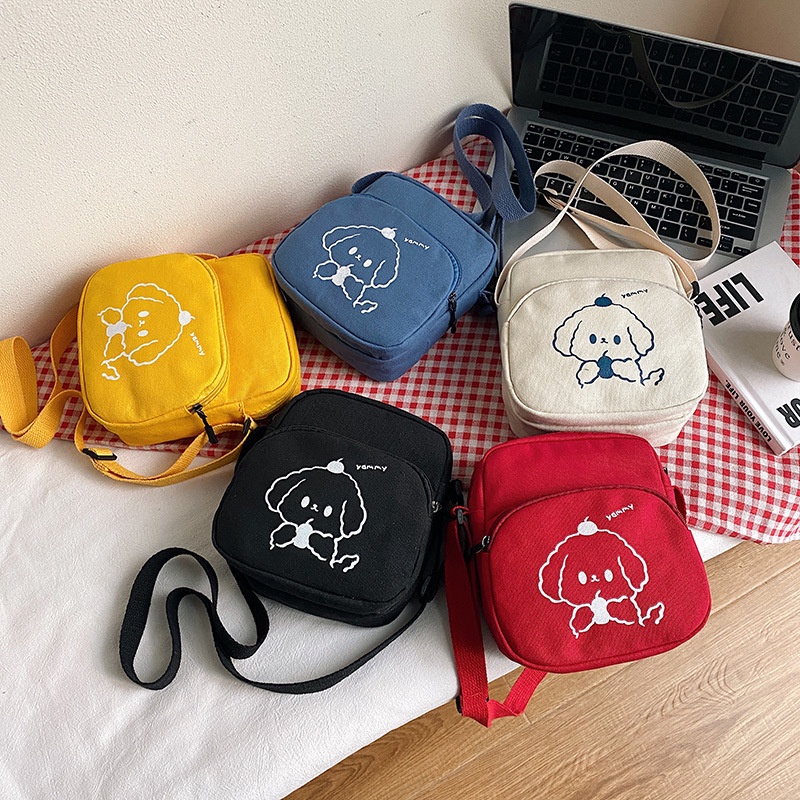 Harajuku nhật bản trong phim hoạt hình học sinh dễ thương túi nhỏ phiên bản hàn quốc của mori cô gái nhỏ tươi mềm mại túi messenger nữ