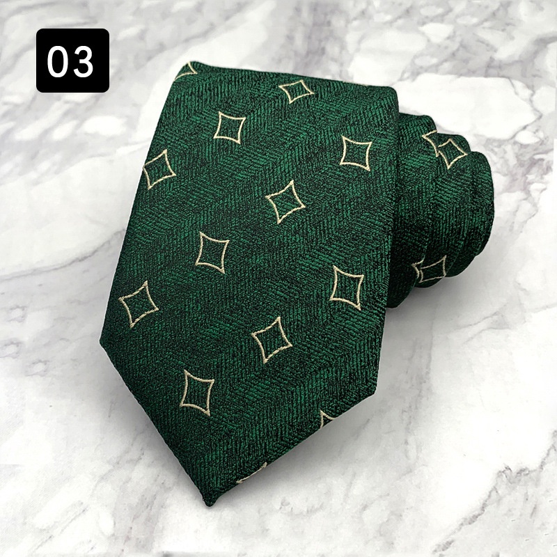 Cà Vạt Bản Rộng 8cm Màu Xanh Lá Thời Trang Lịch Lãm Cho Nam