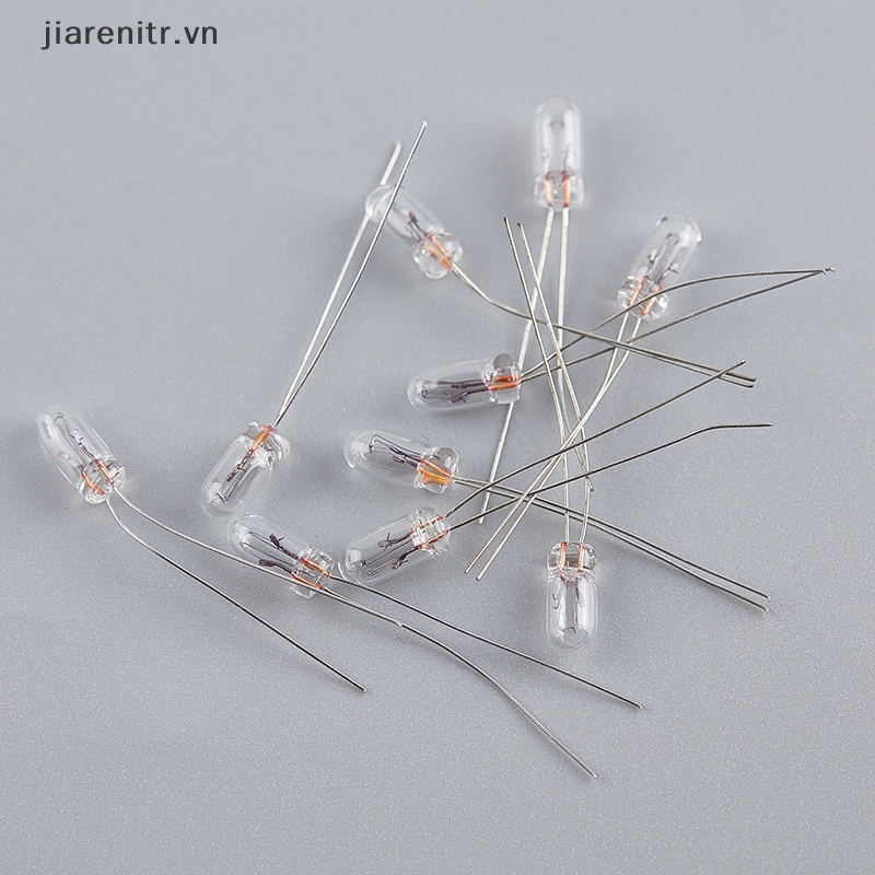 Ji 10 cái mini 3/4 / 5mm 3/6/12 / 24v bóng đèn edison sợi đốt sợi đốt gạo vn