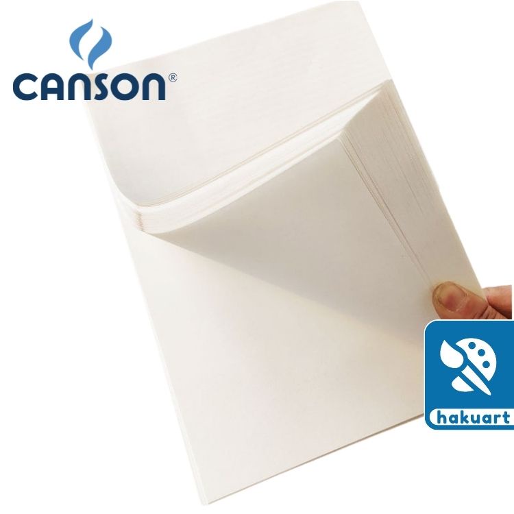 Giấy vẽ CANSON Hàn 110gsm vân ngang vẽ hình hoạ, chân dung - Họa Cụ Hakuart