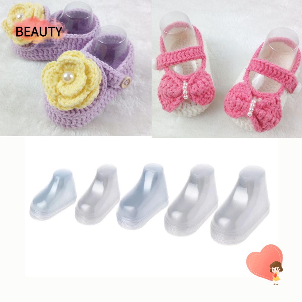 Beauty baby feet trưng bày giày len giày hỗ trợ khuôn giày trong suốt