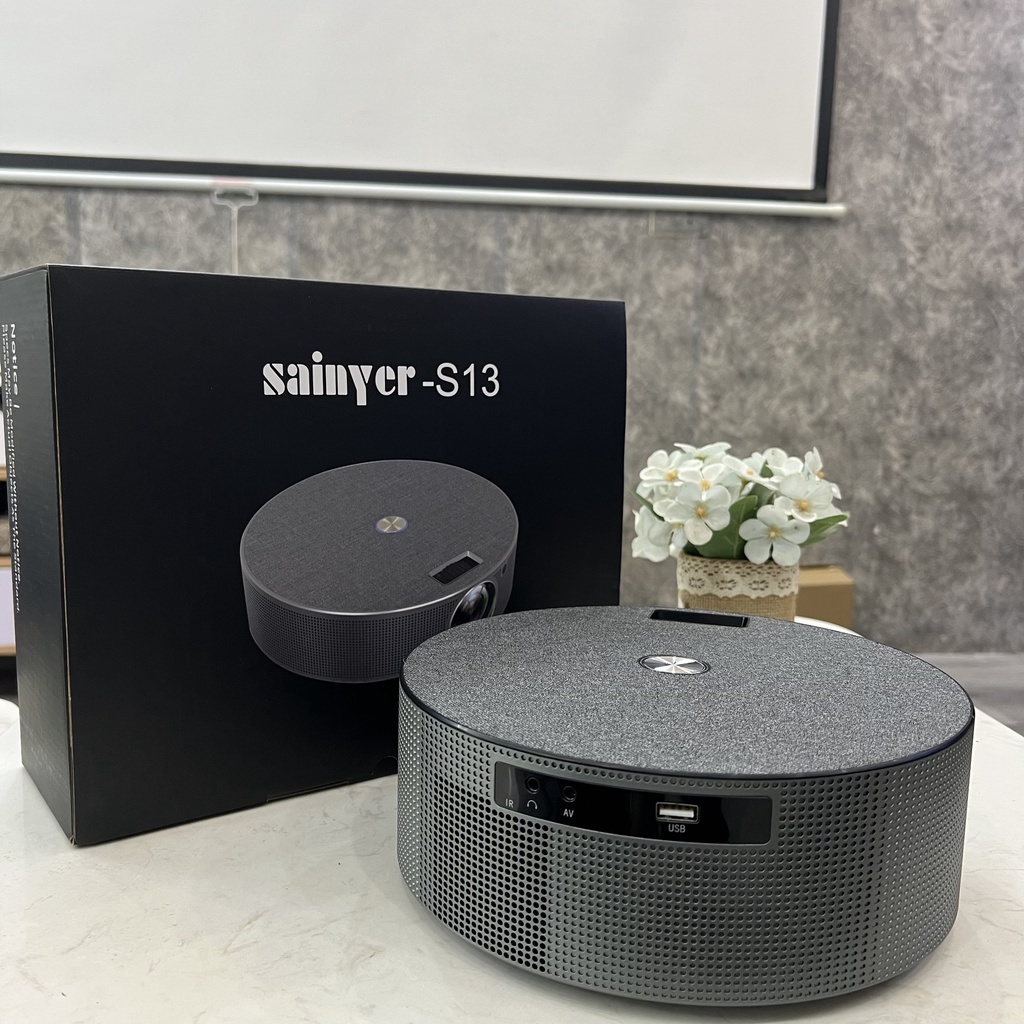 Máy Chiếu Mini TIMOO SAINYEN- S13 Độ Phân Giải HD 720p Tích Hợp Android 9.0