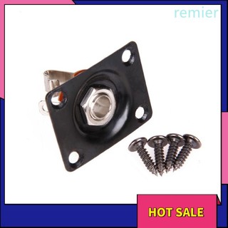Re square guitar jack plate & socket assembly for tl electric guitar