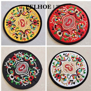 Đế Lót Ly Thiết Kế Cao Cấp EELHOE 13cm Mang Nét Trung Hoa Mạnh Mẽ Cho Ly Ly Bình Hoa Nến Trên Bàn Ăn Bằng Gỗ Hoặc Bằng Gỗ Miiki_vn