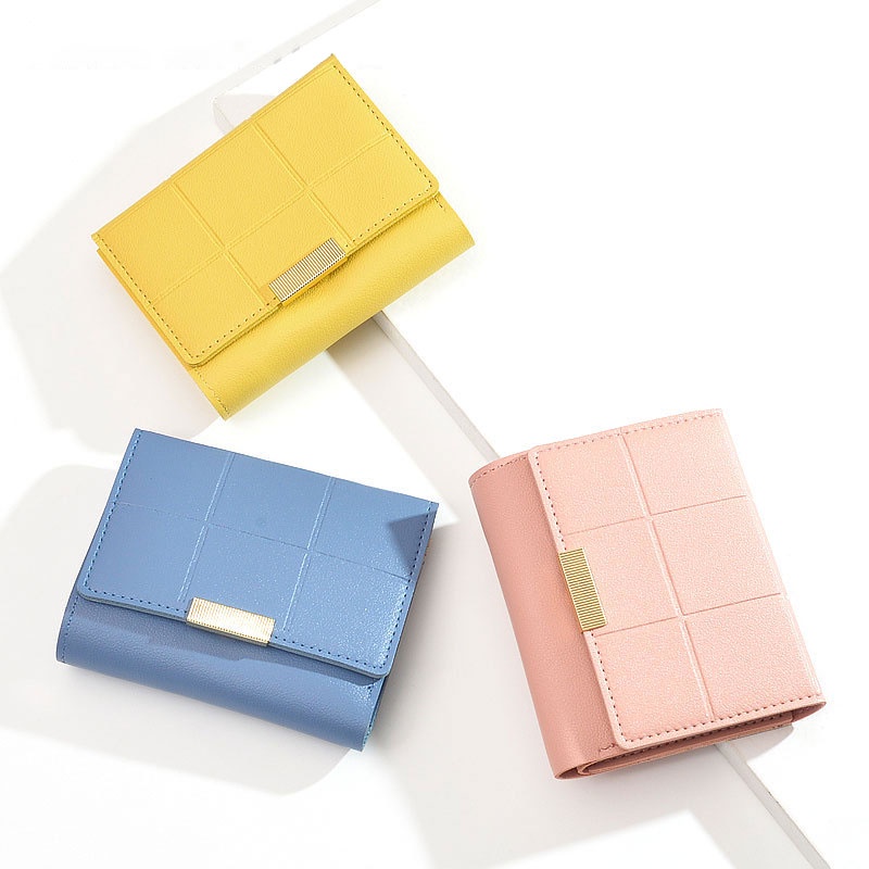 Arctic Hunter  Ví dài gấp ba  đơn giản phối khóa cá tính thời trang dành cho nữ