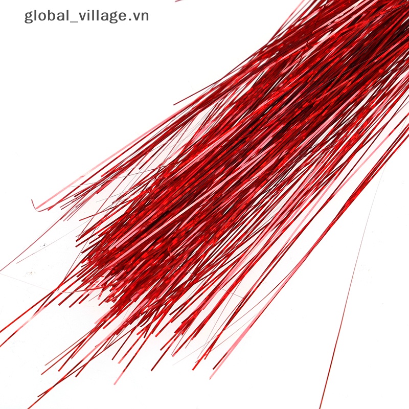 120 sợi dây buộc tóc bling silk hair flare strands glitter rain hair decor