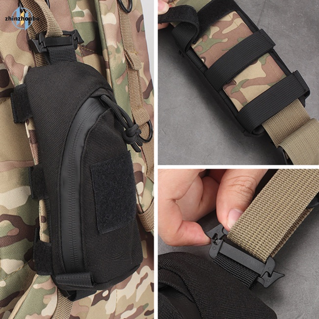 Zhin tactical molle pouch shoulder strap pack 900d oxford cloth edc tool bag hunting accessory pouch for outdoor sports