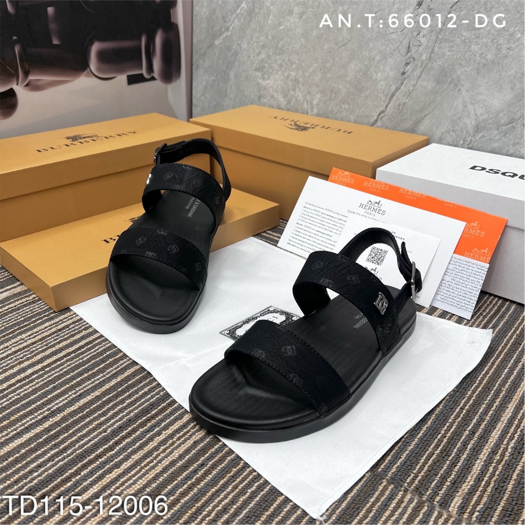 Dép Xăng Đan Nam Đôn Chề Quai Dép Đính Logo Siêu Đẹp Hoạ Tiết Dập Nổi