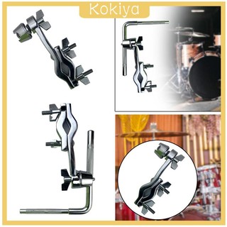 Bass drum cowbell holder drum extension clip hỗ trợ phát hành nhanh chân đế bộ gõ gắn cánh tay phụ kiện cowbell mount bracket drum clamp