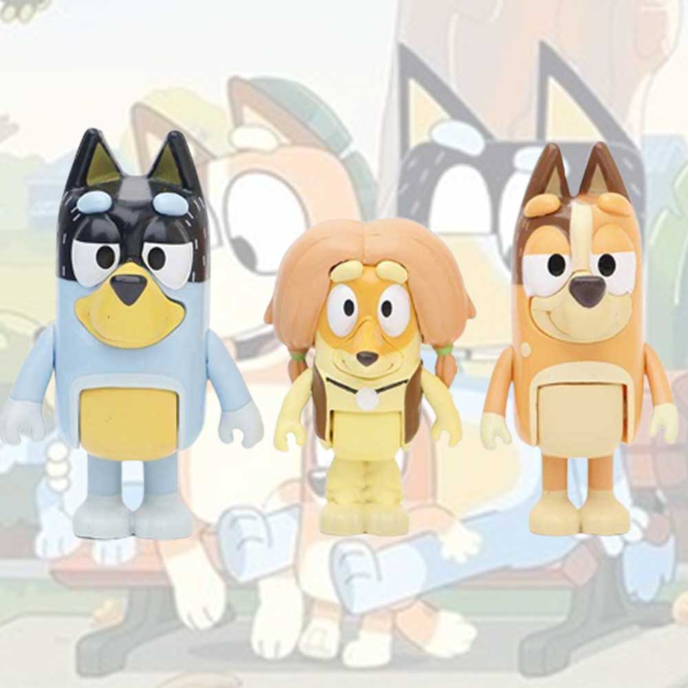 Bluey's Family & Friends Pack Collect The World of Bluey Figure Toy
