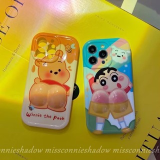 Ốp điện thoại MISSCONNIE họa tiết shin-chan 3D thích hợp cho iphone 7plus xr 12 11 13 14promax 6 6s 7 8 plus x xsmax se
