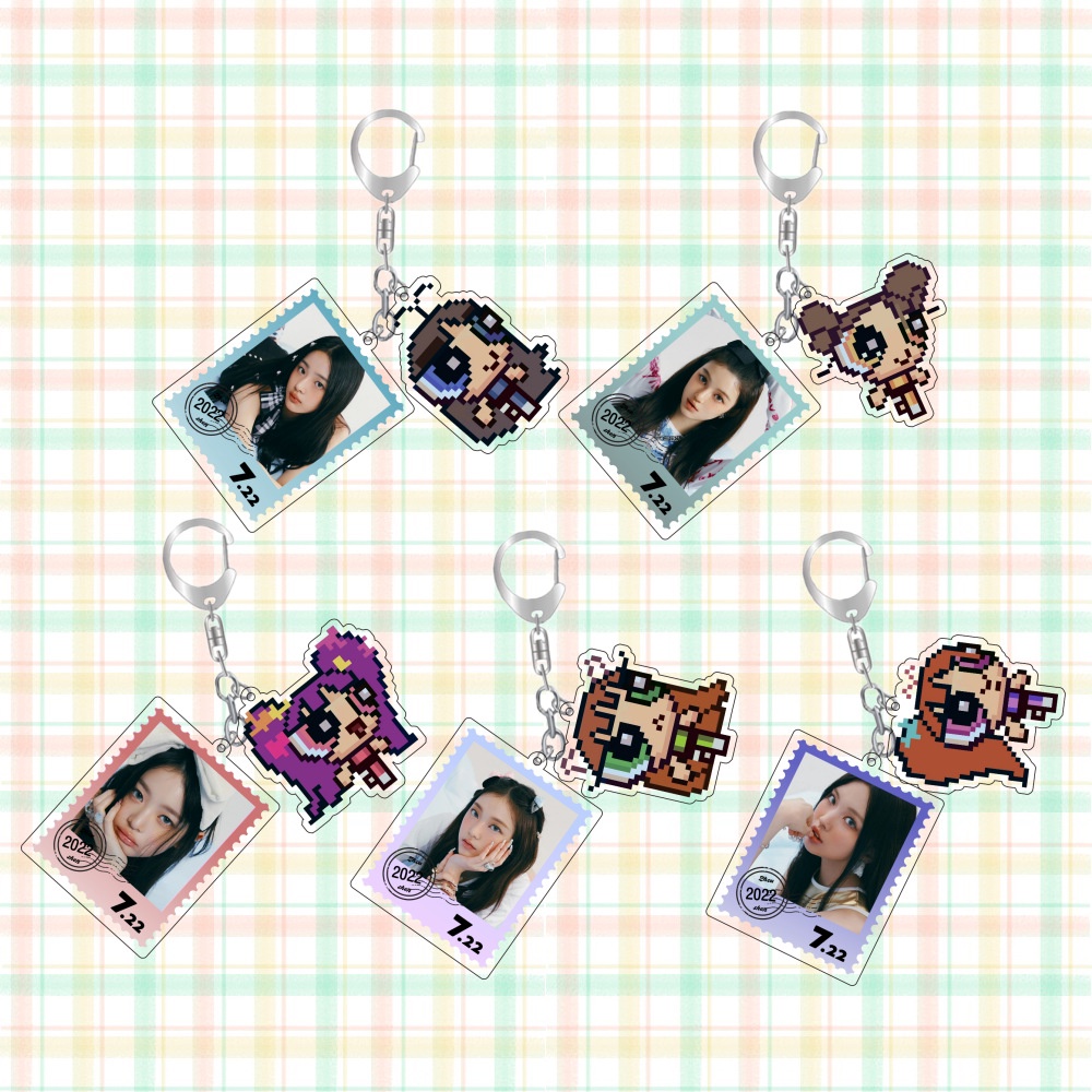 Kpop newjeans danielle haerin hanni keychain bag mặt dây chuyền