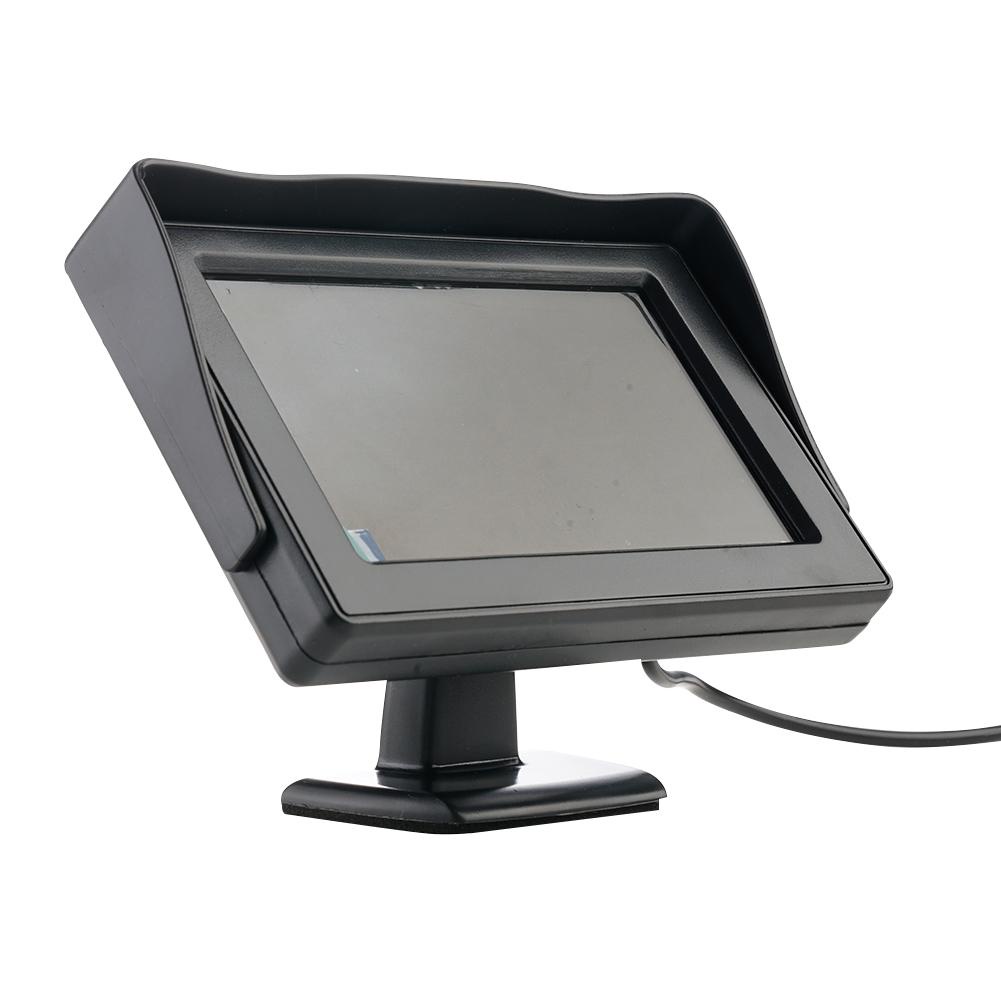Màn hình chiếu hậu 4,3 inch ô tô camera quan sát phía sau lcd đảo chiều bộ hệ thống đỗ xe không thấm nước tầm nhìn ban đêm đảo chiều dự phòng