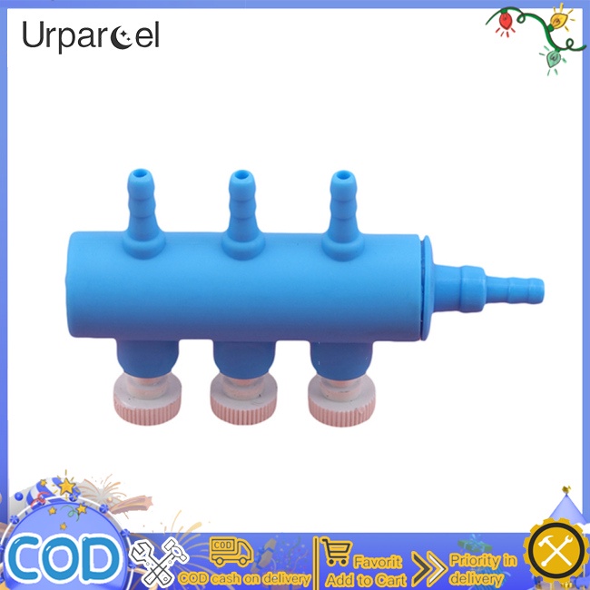 Máy bơm không khí hồ cá urparcel máy phân phối không khí bộ chia khí quản có thể điều chỉnh shunt máy bơm tăng áp oxy một lỗ