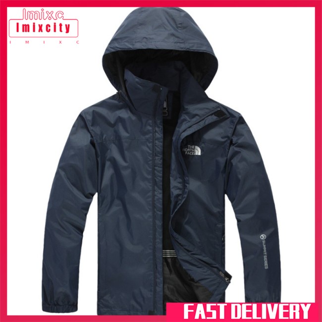 Imixcity ready stock áo gió the north face hoodied