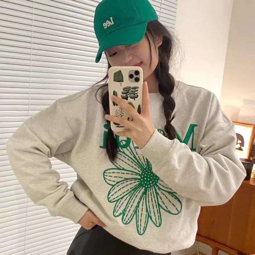 ((hàng Sẵn sàng) mardi daisy 23 phong cách mới in cổ tròn áo thun cotton rời thông thường