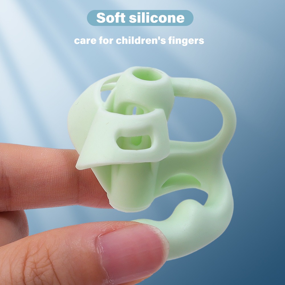 Silicone Kẹp Silicon Năm Ngón Tập Điều Chỉnh Tư Thế Ngón Tay / Viết Đúng Tư Thế Cầm Bút / Dụng Cụ Kẹp Bút Chì Cho Bé