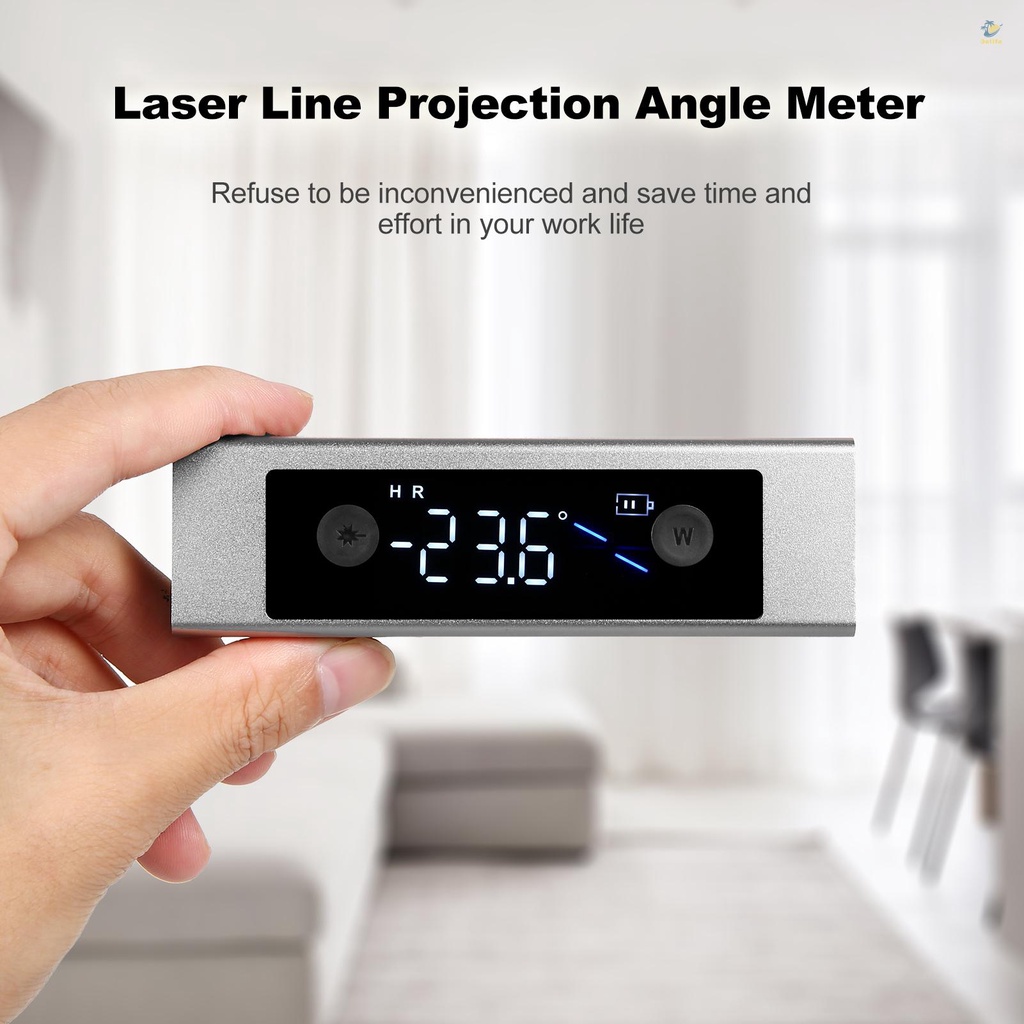 3elife digital angle finder, máy đo góc kỹ thuật số có thể sạc lại, dụng cụ và phụ kiện làm việc bằng gỗ, máy đo độ nghiêng hình khối có đèn nền, thiết bị đo đa chức năng nhanh & chính xác (