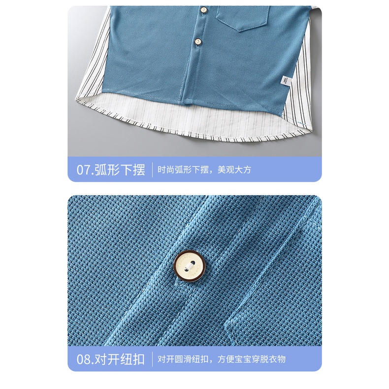 Áo Sơ Mi cotton Tay Dài Phong Cách Hàn Quốc Thời Trang Thu Đông Cho Bé Gái 70-130cm