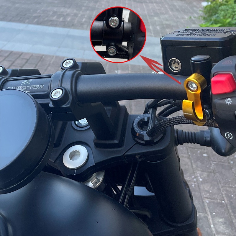 Đối với kawasaki zx25r zx-25r ninja zx 25r 2020 2021 universal cnc motorcycle modified upper pump side hook mũ bảo hiểm móc treo hành lý giá treo túi