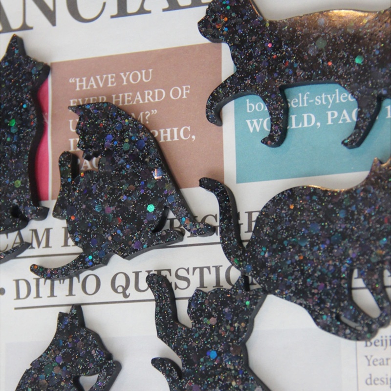 Khuôn Silicone Làm Mặt Dây Chuyền / Bông Tai DIY Độc Đáo