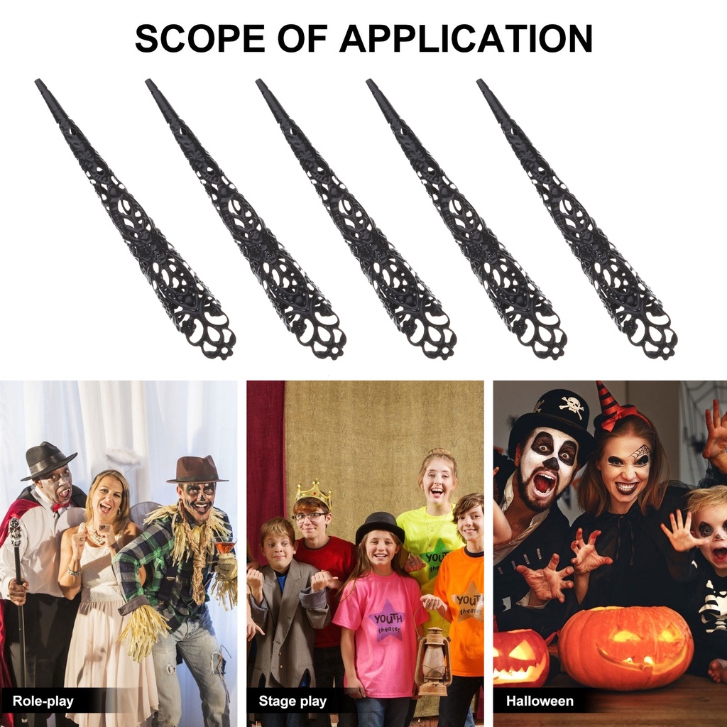 Set 5 Nhẫn Kim Loại Đeo Khớp Ngón Tay Phong Cách Vintage Cho Nữ