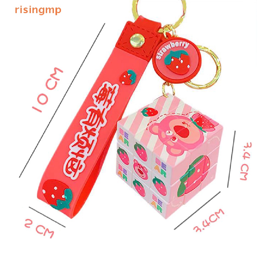 1 Móc Khóa Hình Gấu Và Dâu Tây Dễ Thương