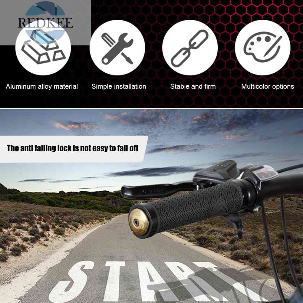 Set 2 Nút Gắn Tay Lái Xe Đạp MTB Chất Liệu Hợp Kim Nhôm