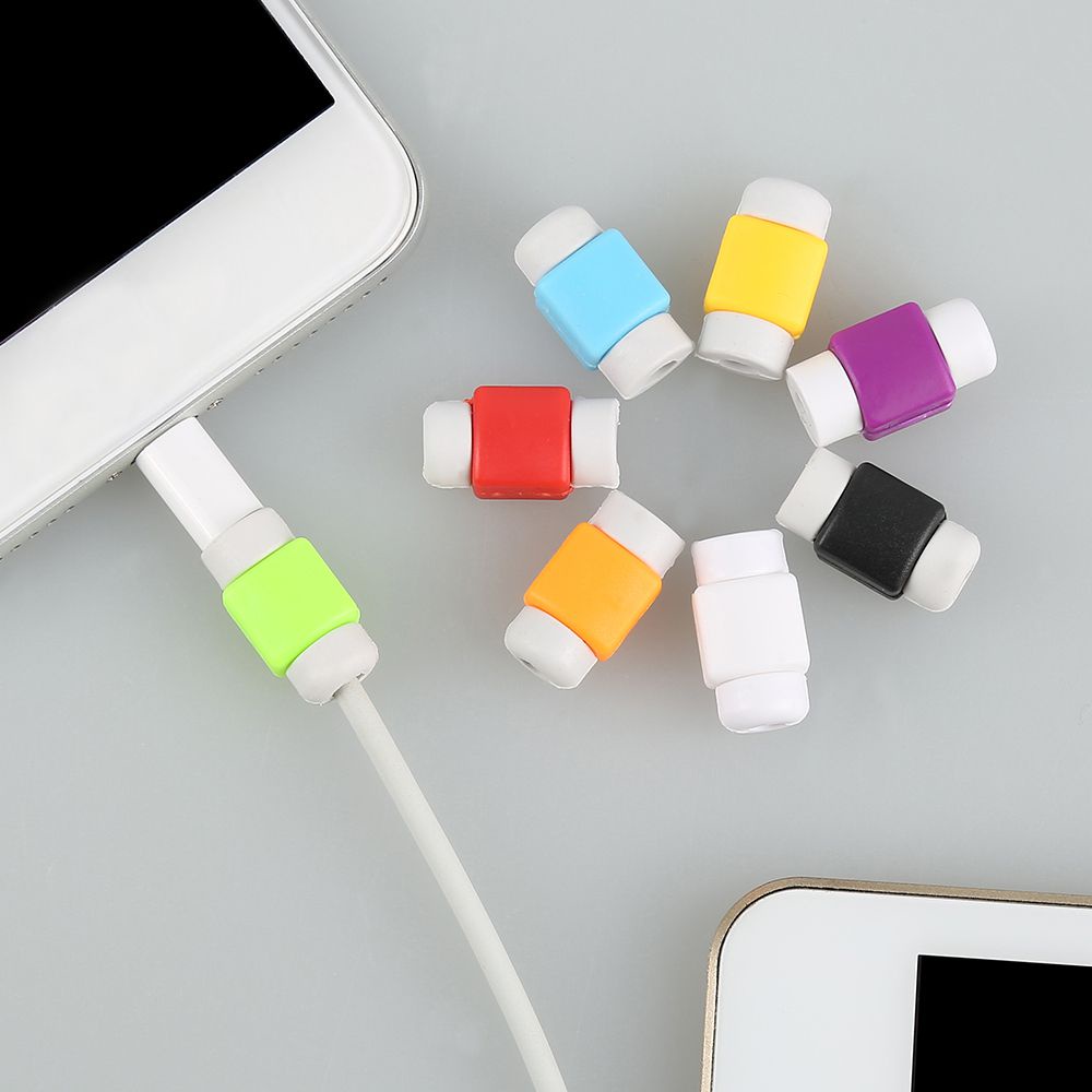 Coza Vỏ Bảo Vệ Cáp USB Bằng Silicon Vỏ Bọc Bảo Vệ Dây Sạc Dữ Liệu Dây Tai Nghe Vỏ Nhựa Chống Đứt Có Thể Lựa Chọn Nhiều Màu Tiện Dụng