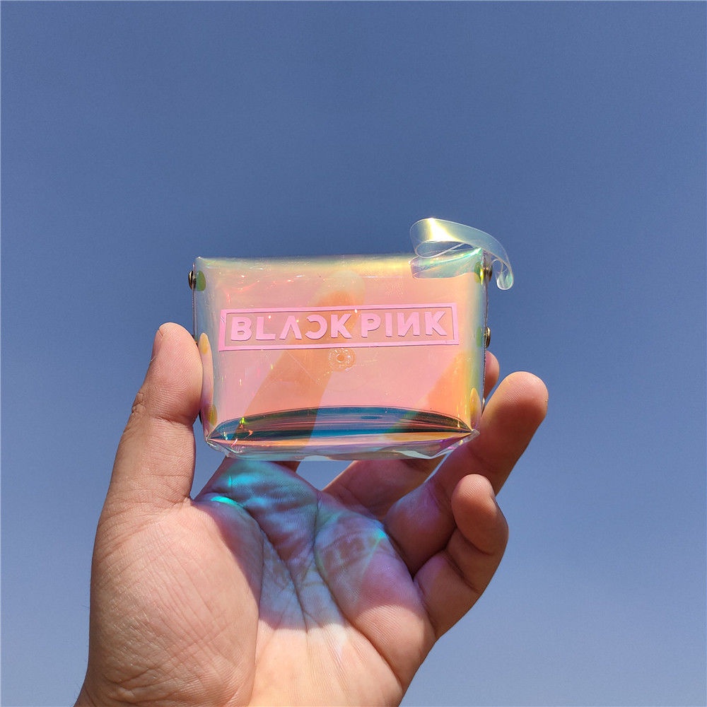 Túi Đựng Bút Màu Laser In Hình Blackpink Sáng Tạo