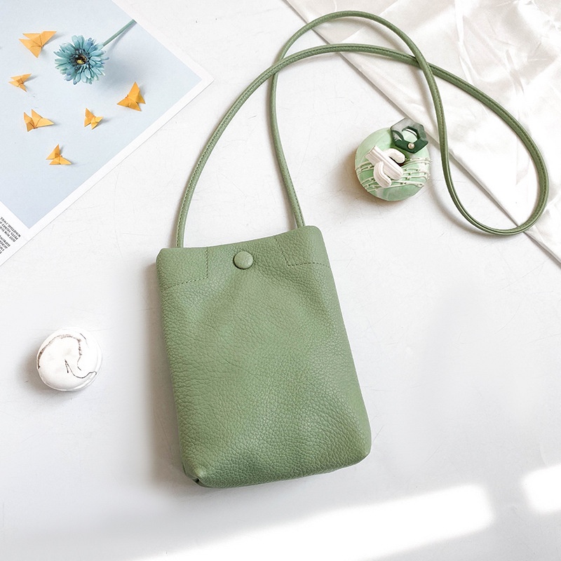 Túi da đeo chéo YUNFAN mềm mại thời trang cho nữ