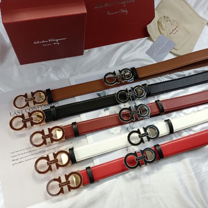 Thắt Lưng Da Ferragamo Phối Khóa Thời Trang Công Sở Cho Nam