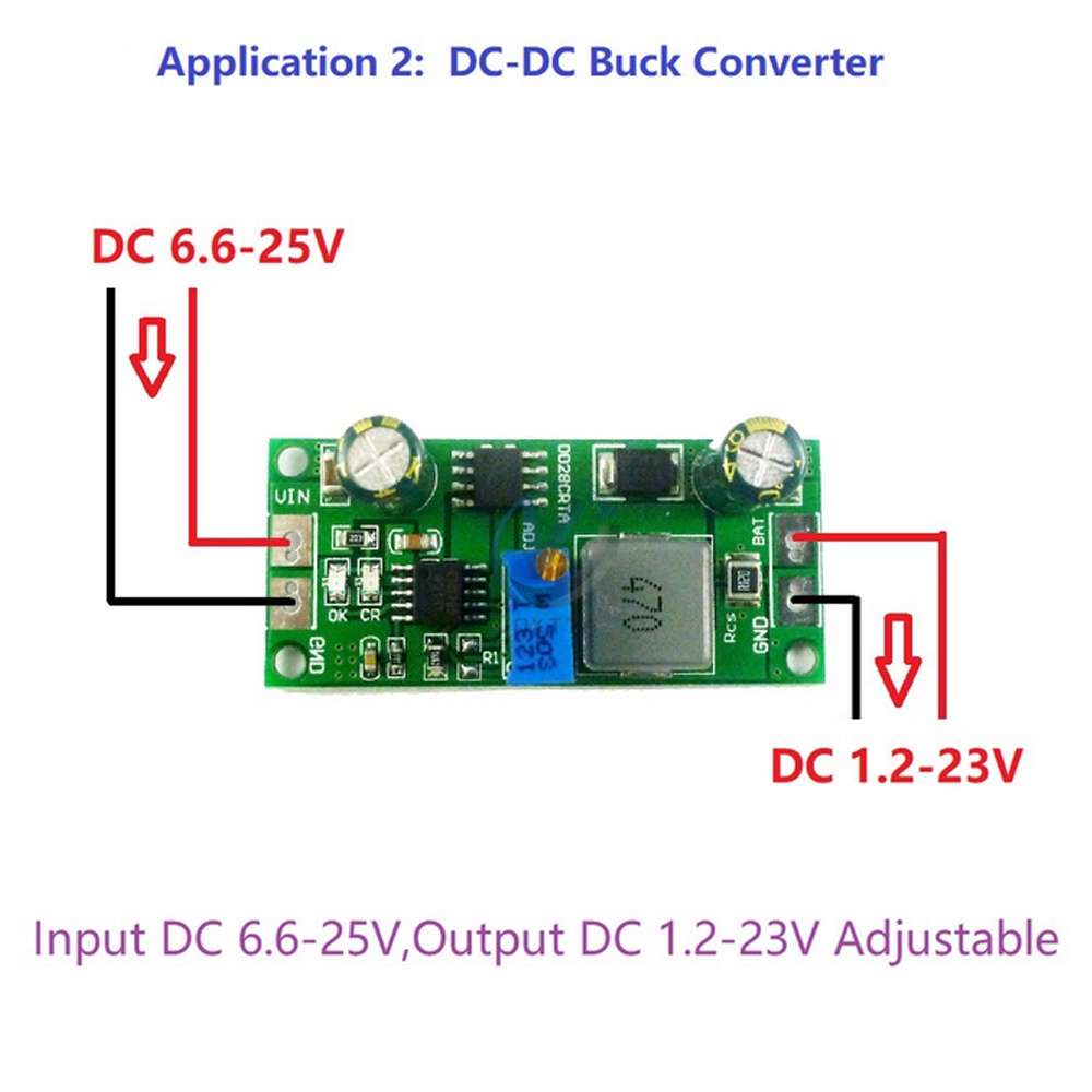 Bảng Mạch Sạc Pin Lithium DD28CRTA 1A 3.7-18.5V Chuyên Dụng