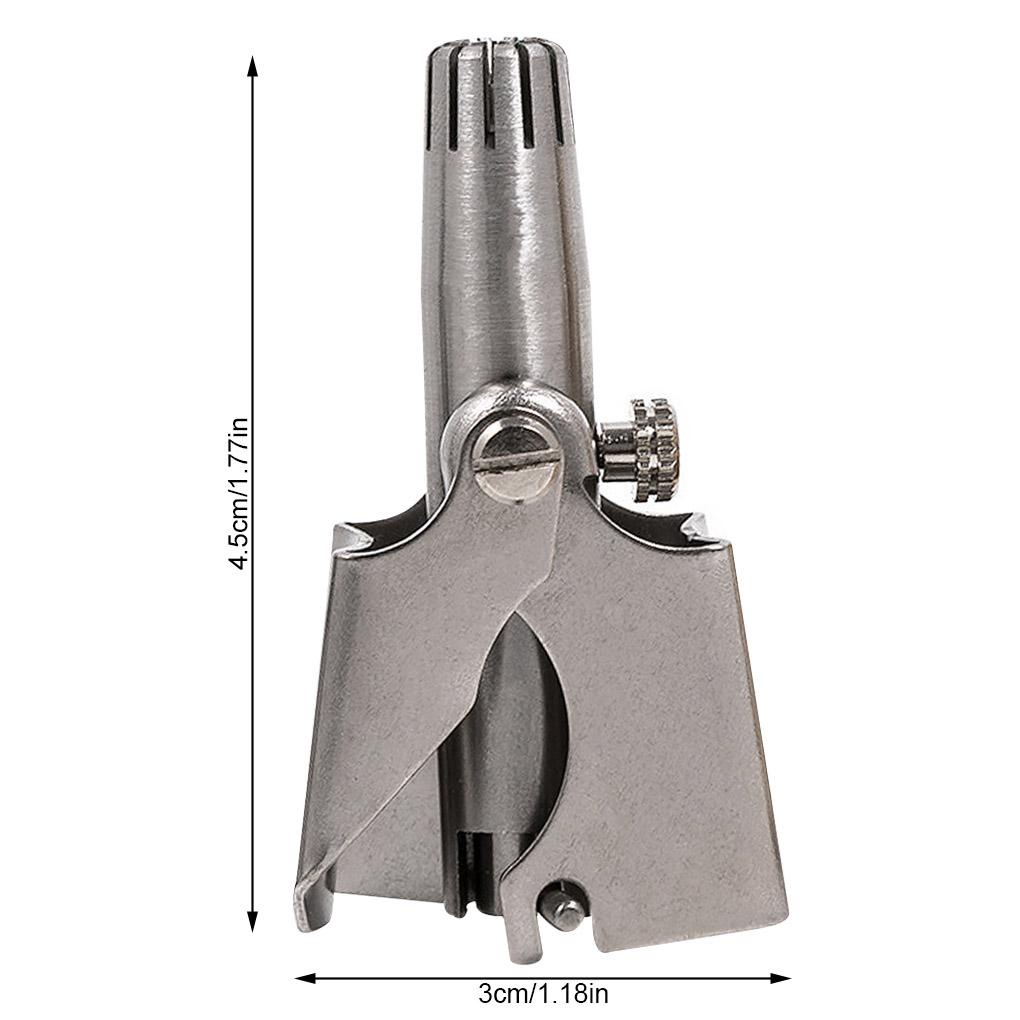 Tông Đơ Tỉa Lông Mũi Bằng Thép Không Gỉ Tiện Dụng Cho Nam Và Nữ