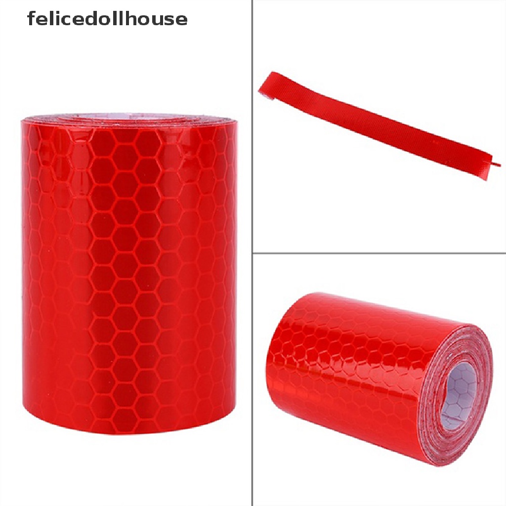 Cuộn Băng Keo Phản Quang Tự Dính 1m * 5cm Cảnh Báo An Toàn Cho Xe Hơi / Xe Tải