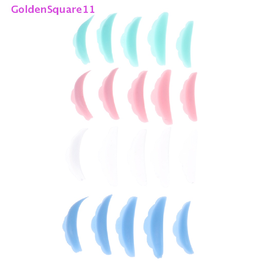 Set 10 Đệm Silicone Tái Chế Làm Cong Mi Dễ Thương Lifg