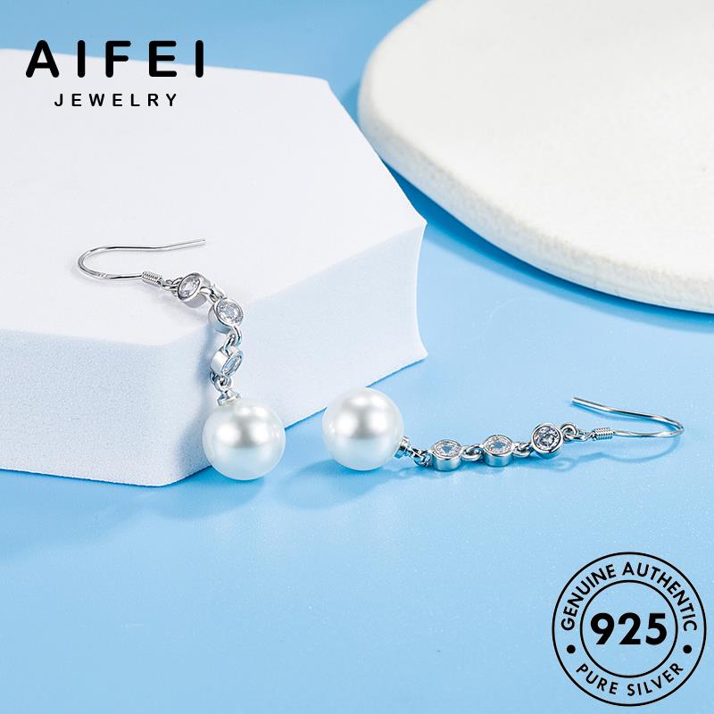 AIFEI JEWELRY khí hàn bông kiện trang vành bản 925 trai nguyên ngọc bạc xỏ thật quốc tua khuyên thời tai nữ phụ Thời tròn tua sức E704