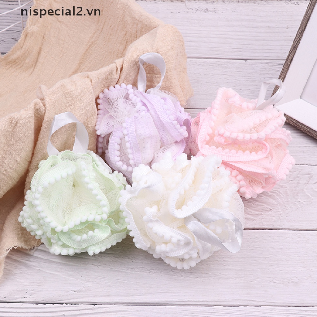 1 Bóng Lưới Xốp Mềm Tẩy Tế Bào Chết Dùng Khi Tắm