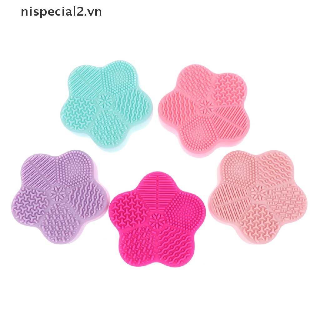 Miếng Silicon Vệ Sinh Cọ Trang Điểm Hình Sao Biển