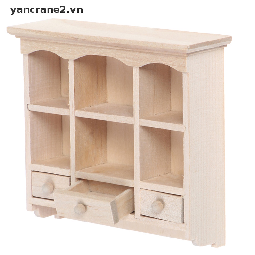 Mô Hình Tủ Quần Áo Búp Bê Tỉ Lệ 1 / 12 {YAN2} 1 / 12