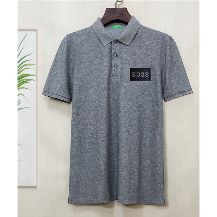 Áo Thun polo Nam Ngắn Tay Thêu Hình Thời Trang Mới Size S-4XL B0SS