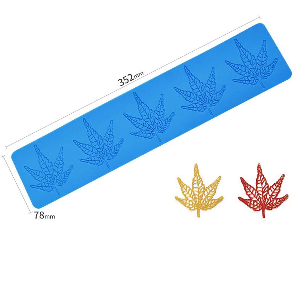 Khuôn Silicone Làm Bánh Hình Chiếc Lá Đẹp Mắt Tiện Dụng