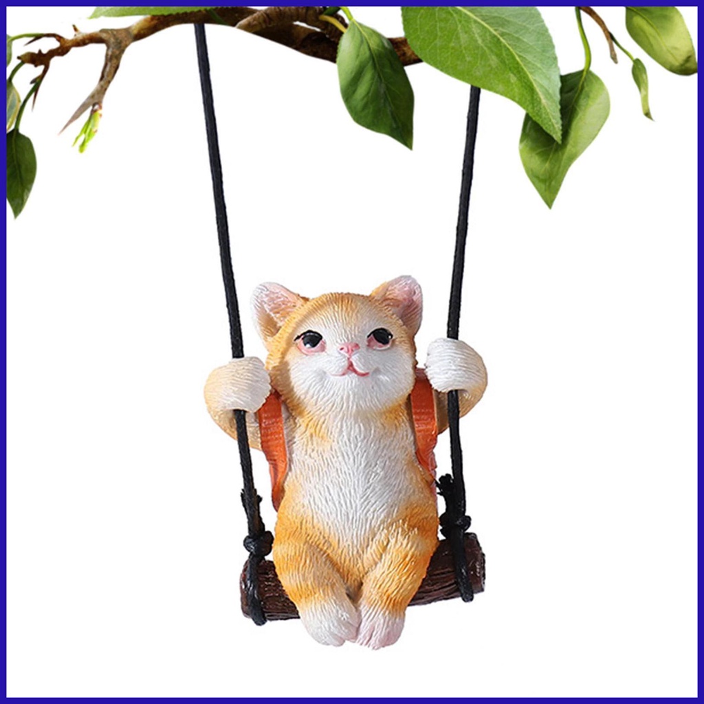 Phụ Kiện Trang Trí Gương Chiếu Hậu Xe Hơi Hình Chú Mèo Bay Dễ Thương