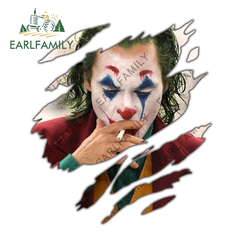 Stickers Dán Trang Trí Xe Hơi / Mô Tô Hình joker 13Cmx11.4Cm Chống Trầy Xước / Thấm Nước